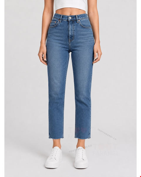 شلوار جین پایین کات زنانه برند H&M
