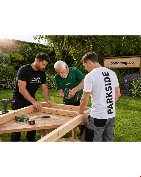 تیشرت مردانه نخ پنبه برند PARKSIDE
