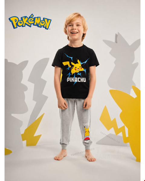 ست تیشرت و شلوار پسرانه برند POKEMON