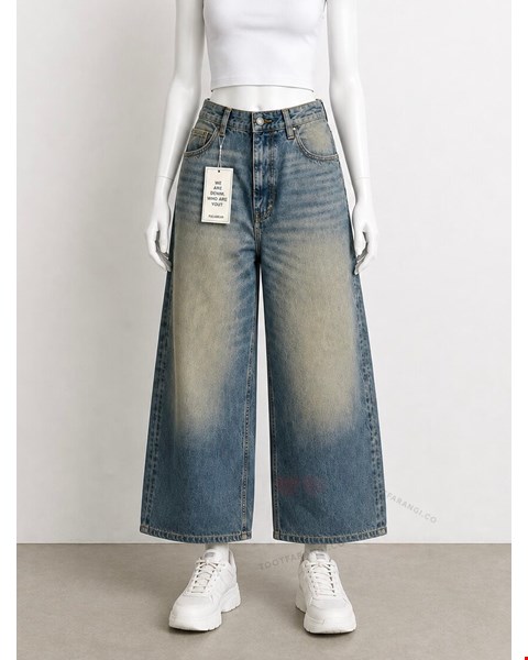 شلوار جین مام استایل زنانه برند PULL&BEAR