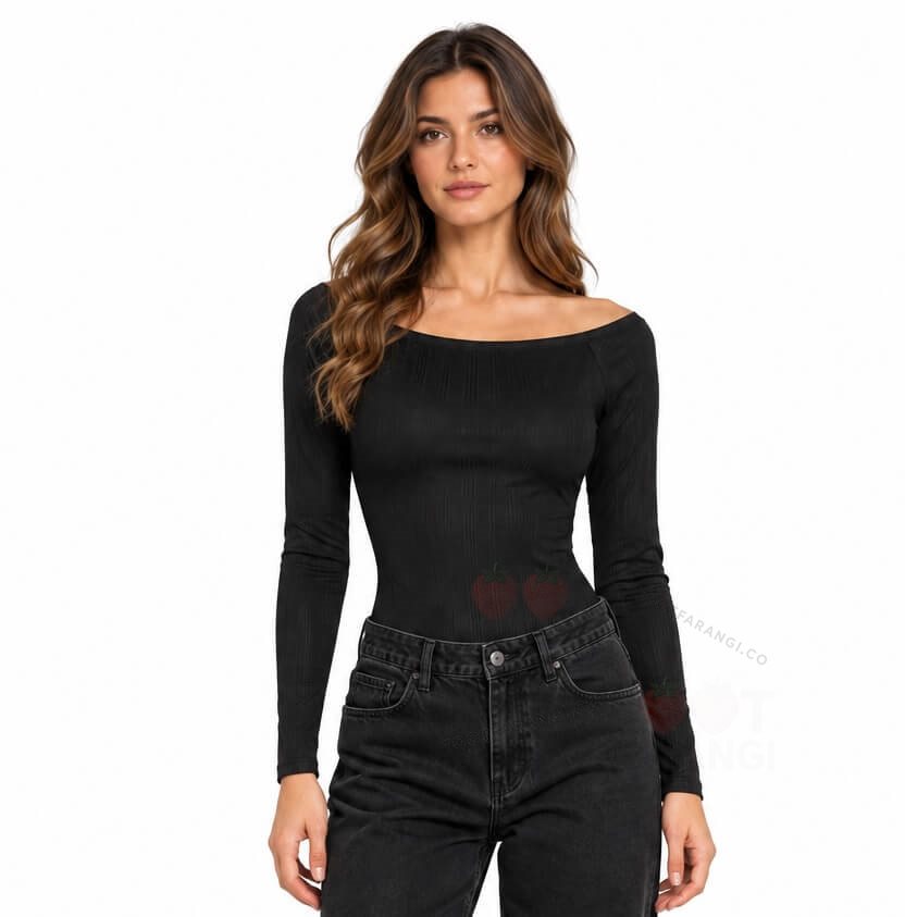 بادی زنانه یقه قایقی برند MISS SELFRIDGE
