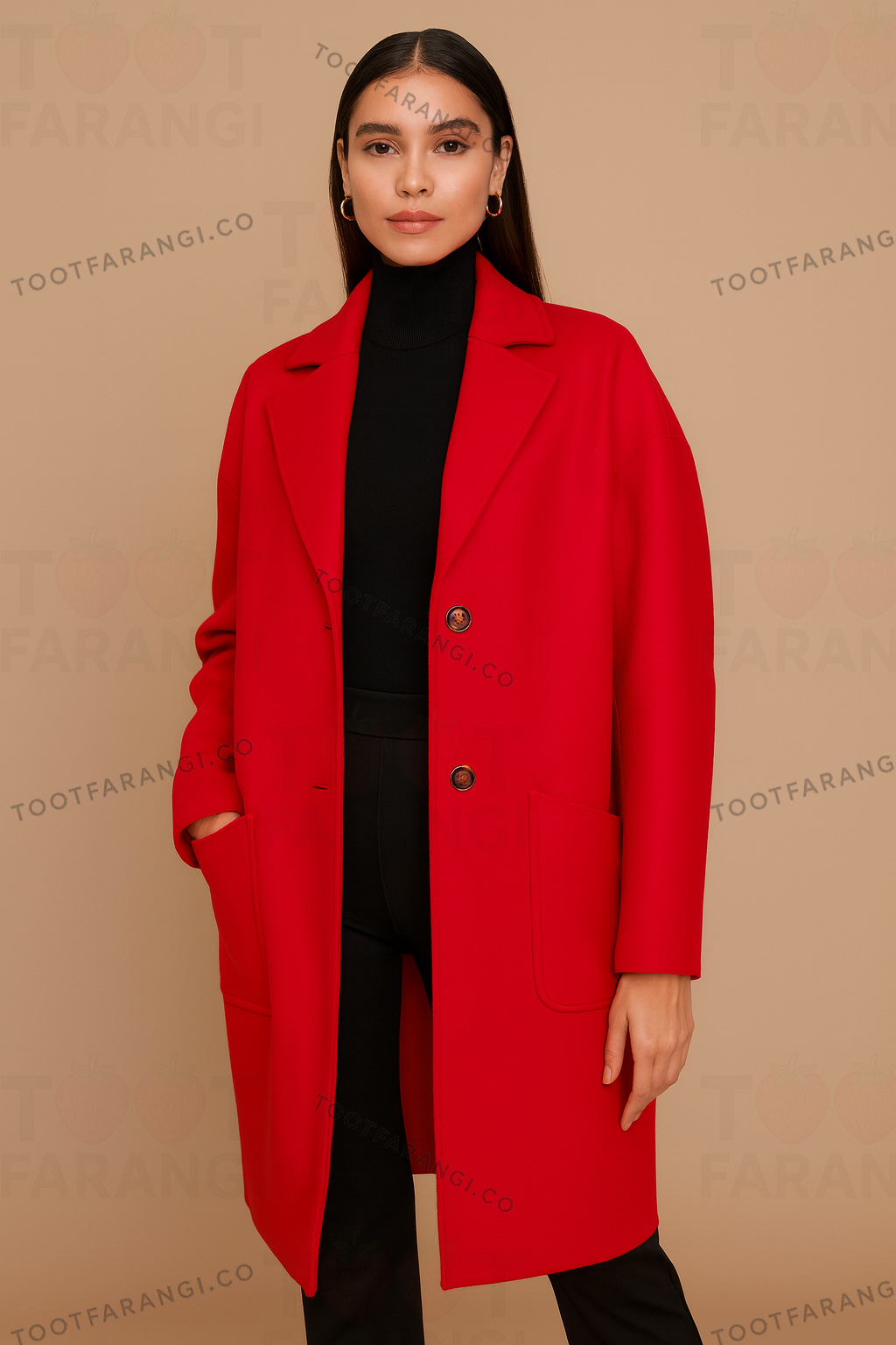 پالتو فوتر قرمز