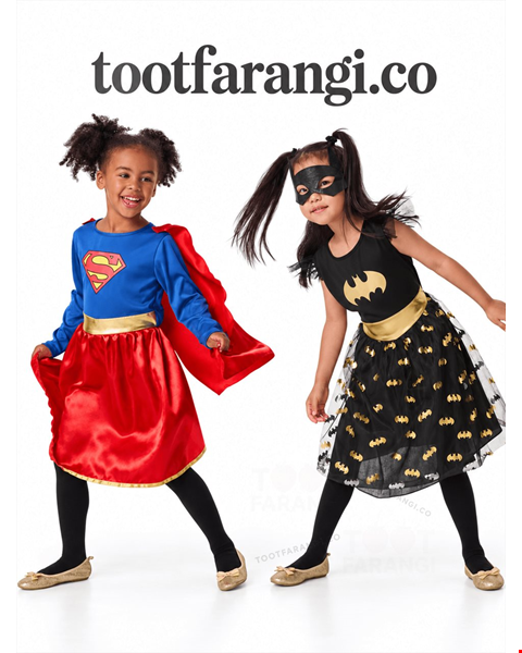 کاستوم ابرقهرمانی دخترانه DC Comics 
