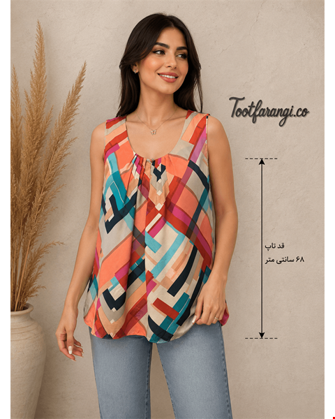 تاپ آستین حلقه زنانه برند LIZ Claiborne