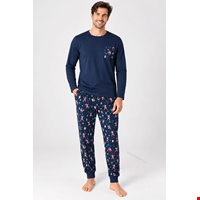 ست لباس خواب مردانه نخی UP2 Fashion Men