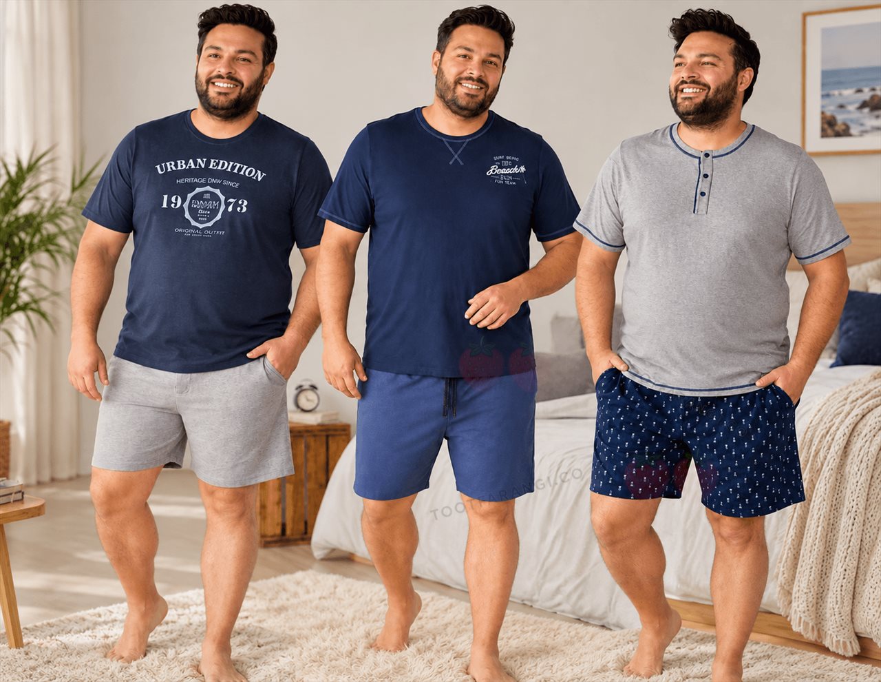 ست راحتی سایز بزرگ مردانه برند LIVERGY