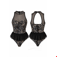 بادی مجلسی زنانه چین دار برند BERSHKA