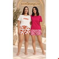 ست تیشرت و شلوارک زنانه برند UP2 fashion