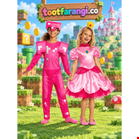 کاستوم دخترانه شخصیت سوپرماریو و ماینکرفت برند Disguise