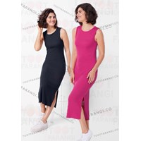 پیراهن کبریتی بغل چاکدار زنانه برند اسمارا 
