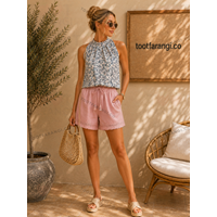تاپ یقه بسته زنانه برند VINCE CAMUTO