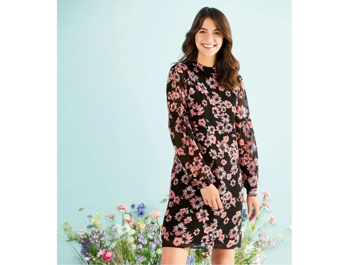 پیراهن میدی گلدار