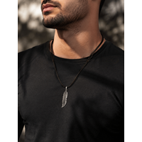 گردنبند طرح پر