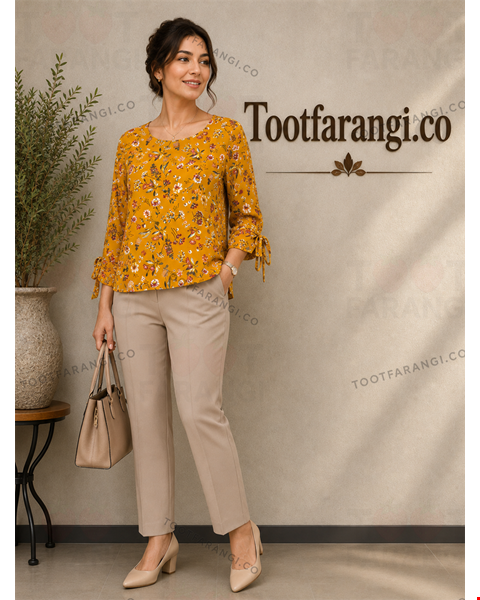 شومیز گل ریز زنانه