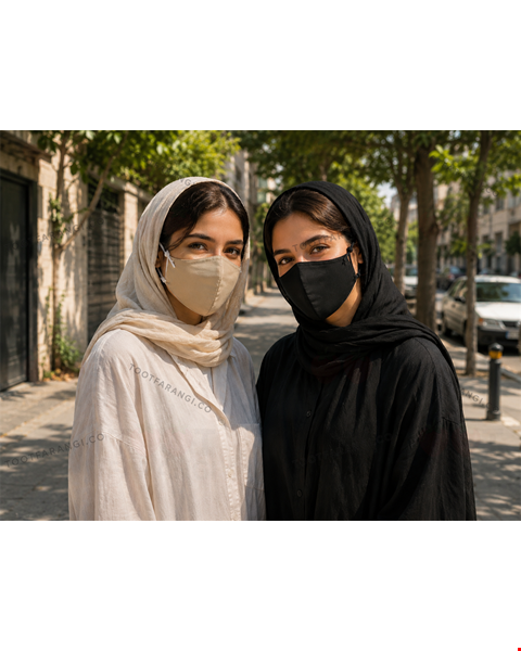 ماسک پارچه ای مشکی پک دو عددی  برند آی ام