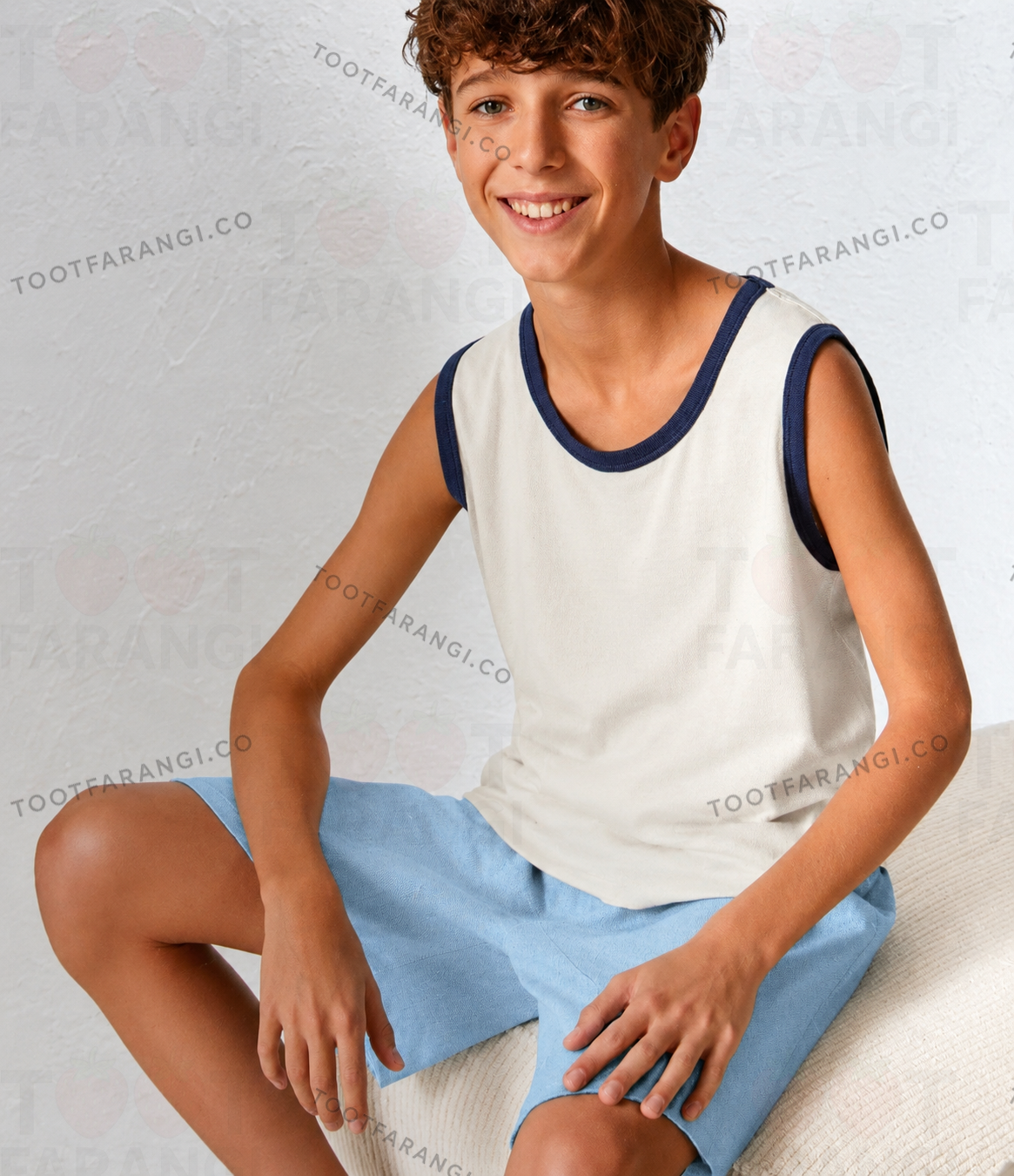 ست تاپ شلوارک پسرانه برند Esmara Kids