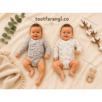 سرهمی آستین بلند ضربدری نوزاد برند LUPILU