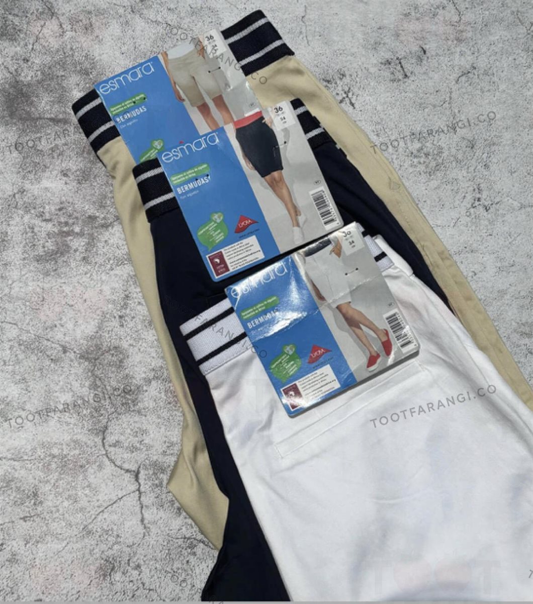شلوارک برمودا زنانه برند Esmara 