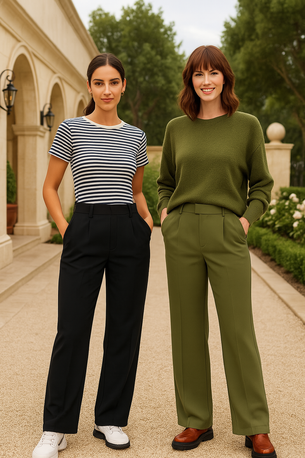 شلوار بگ پارچه ای