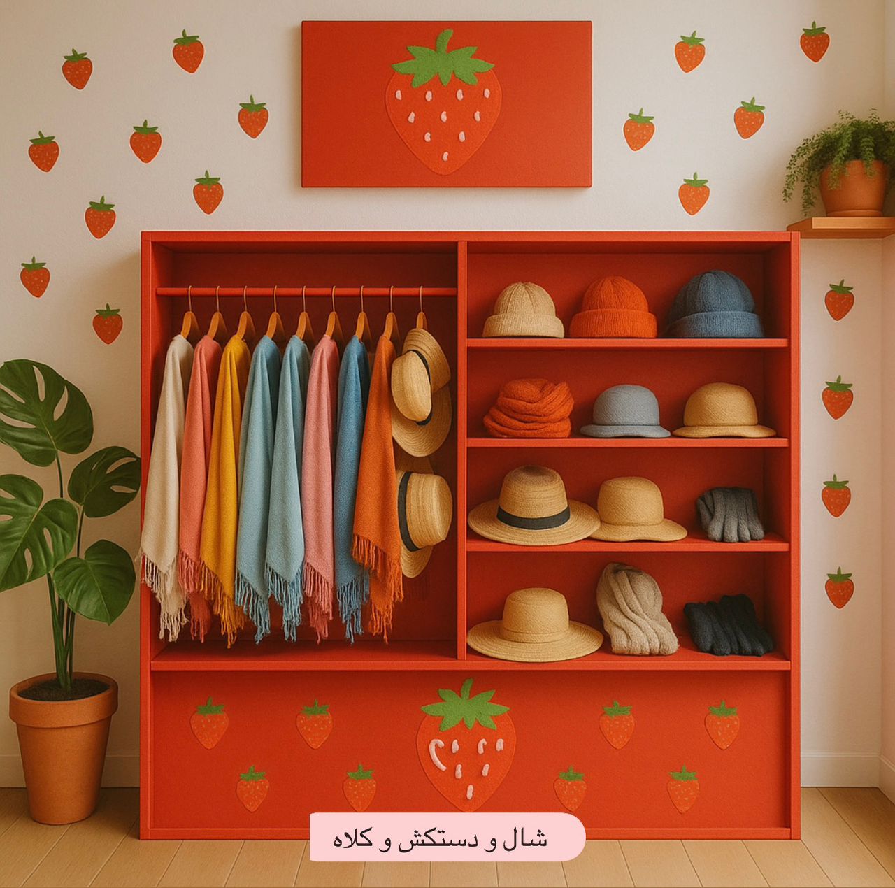 انواع شال و کلاه و دستکش زنانه