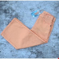 شلوار کتان بچگانه مدل Relaxed Fit استایل بگ با کمر دارای زیپ و دکمه