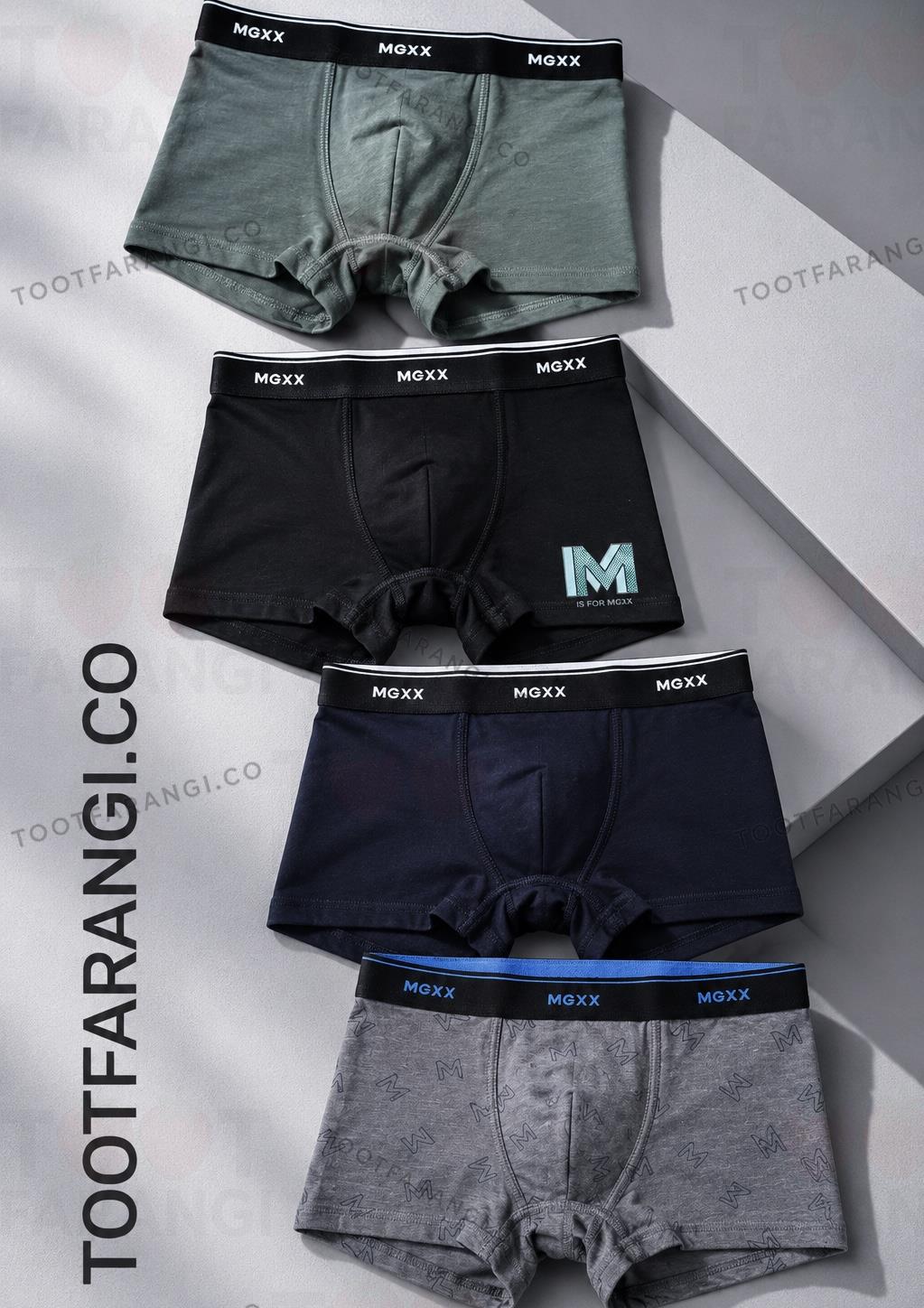شورت باکسر پسرانه پک دو عددی برند MEXX