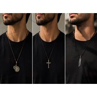 گردنبند بند چرم برند SIX