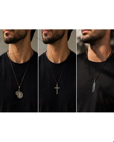 گردنبند بند چرم برند SIX