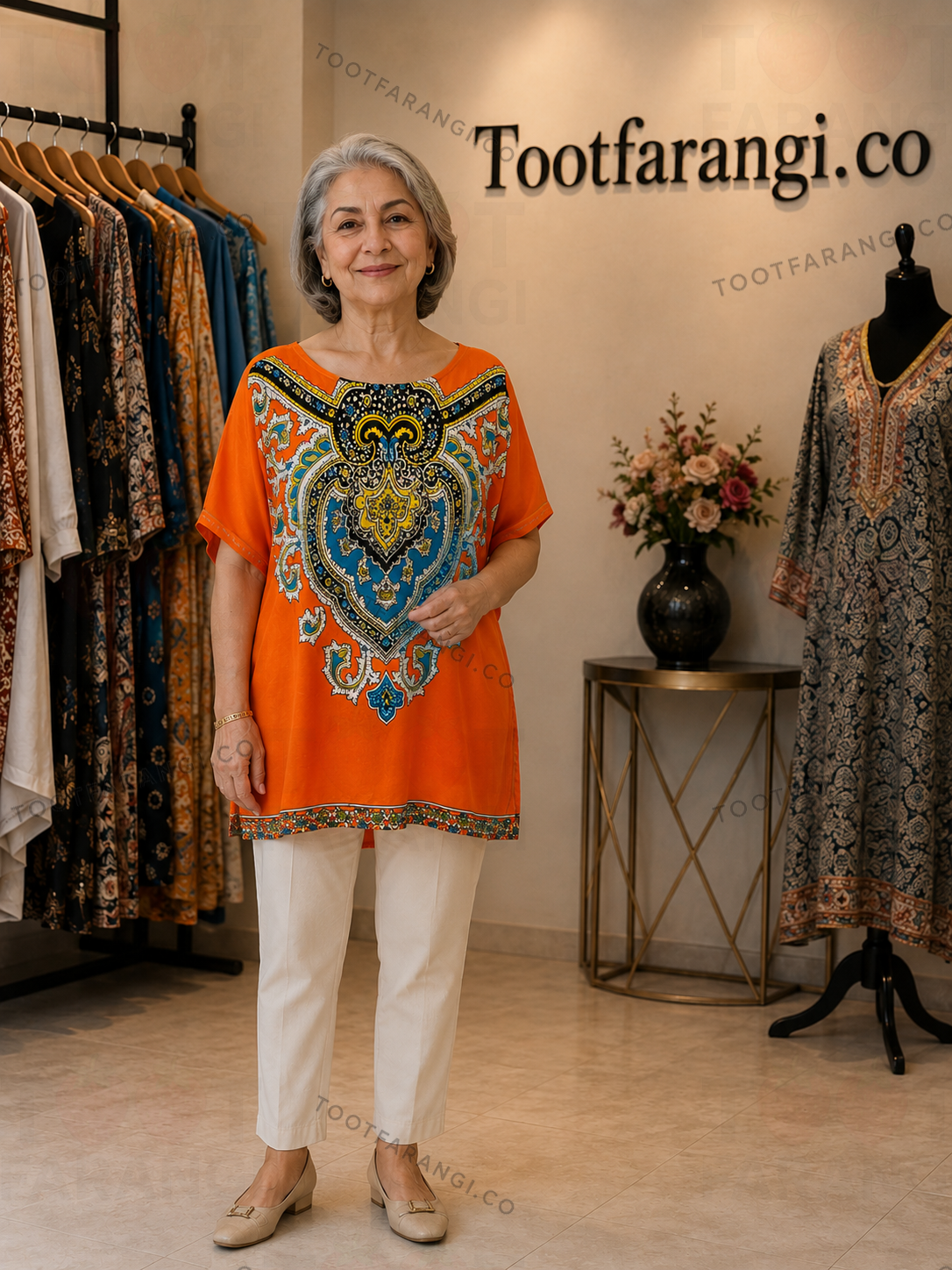 بلوز سایز بزرگ زنانه برند CCF Fashion