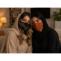 ماسک پارچه ای طرح برگ پک دو عددی برند آی ام 