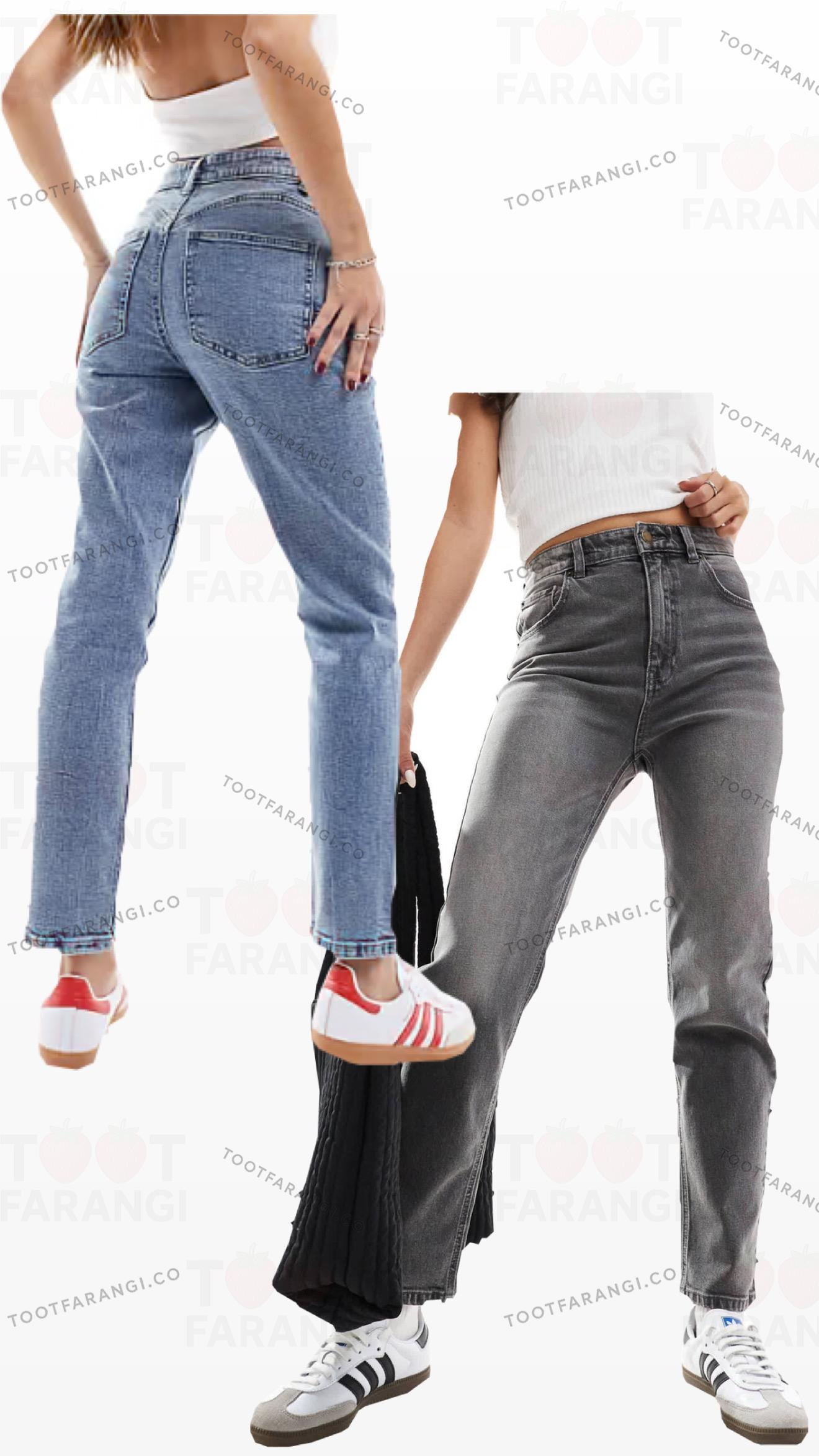 شلوار جین راسته