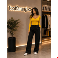 بادی یقه قایقی زنانه برند pretty little thing