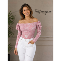 بادی طرح نخل یقه دلبری برند Prettylittlething