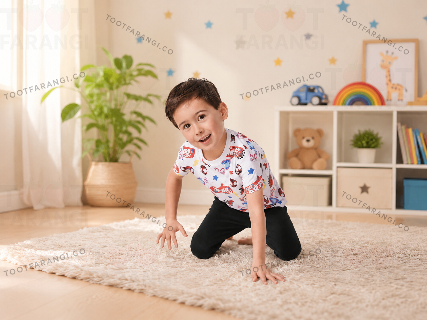 ست بلوز شلوار پسرانه طرح اسپایدرمن