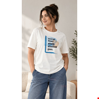 تیشرت طرح نوشته اسمارا