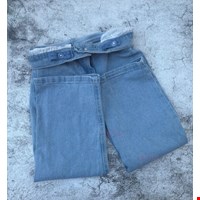 شلوار جین بچگانه مدل شافل Relaxed Fit با کمر دارای دکمه و زیپ