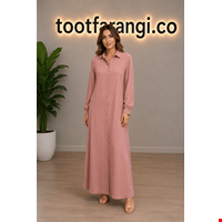 پیراهن مانتویی بلند زنانه برند REFKA