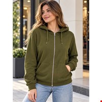 سویشرت کلاهدار اسمارا با جیب زیپدار