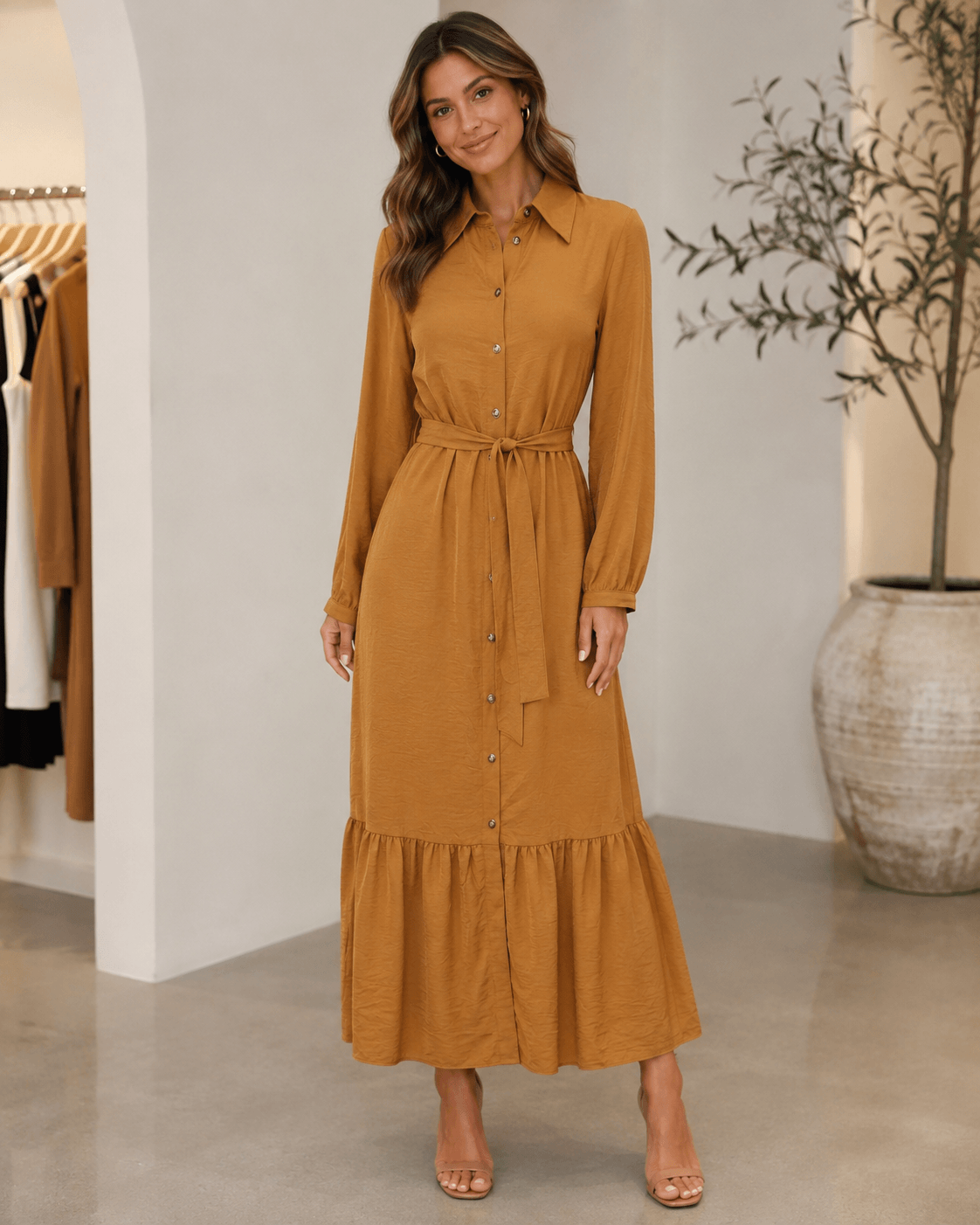 پیراهن پایین چین دار برند PRIMARK