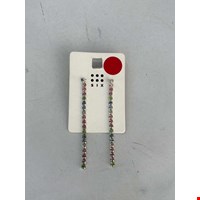 گوشواره آویز مجلسی نگینی SIX