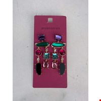 گوشواره آویز مجلسی نگینی SIX
