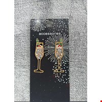 گوشواره طرح کریسمسی SIX 