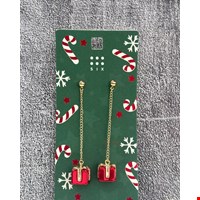 گوشواره طرح کریسمسی SIX 