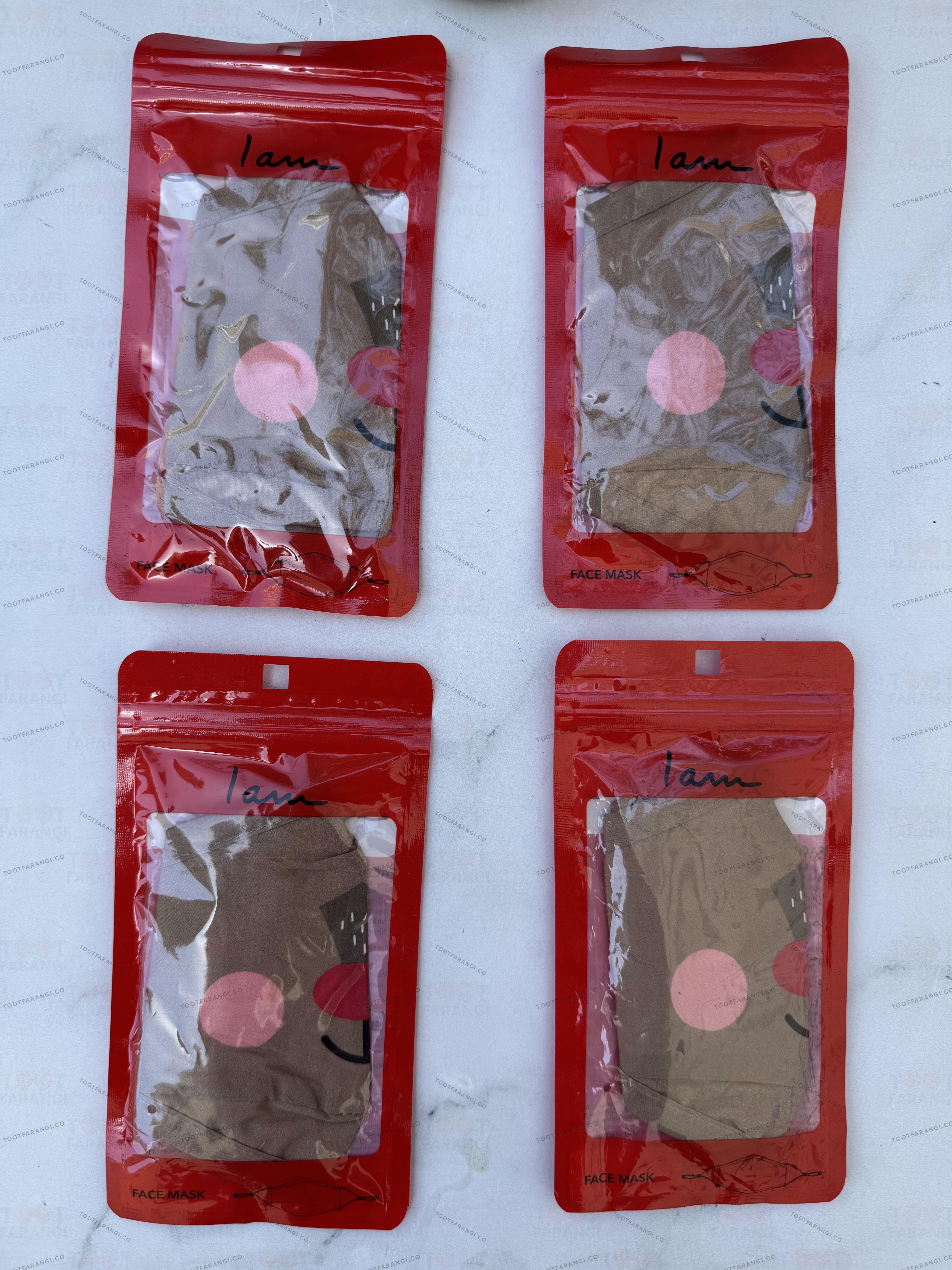 ماسک پارچه ای طرح خرس برند اصل آی ام