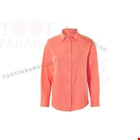 شومیز جلو دکمه گلبهی 