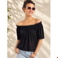 شومیز یقه قایقی چین دار برند ESMARA