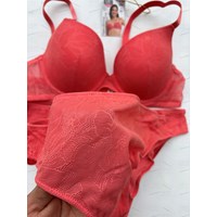 ست یک عدد سوتین پوشاپ و شورت دو عددی برند اورجینال ایتالیایی  up2