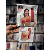 ست یک عدد سوتین پوشاپ و شورت دو عددی برند اورجینال ایتالیایی  up2