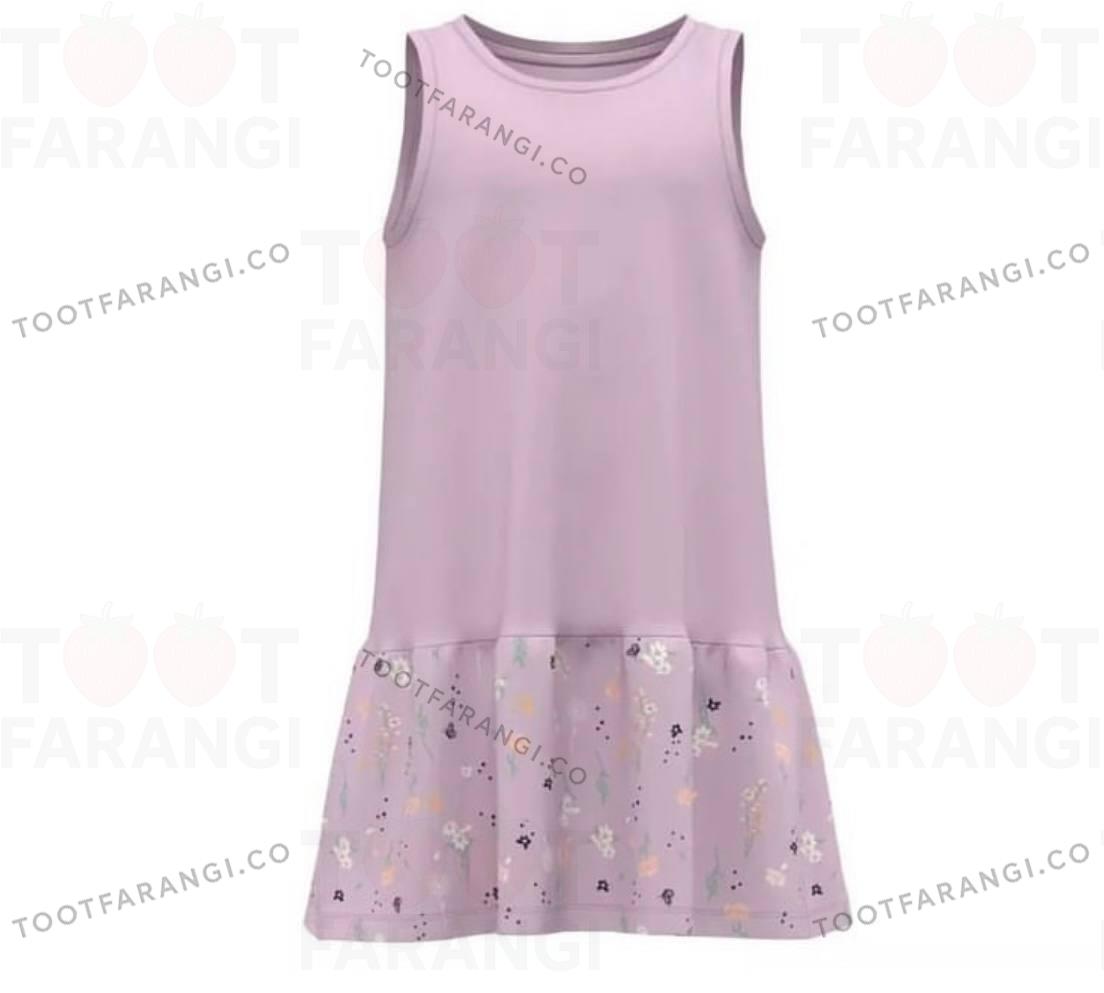 پیراهن بچگانه پایین گلدار