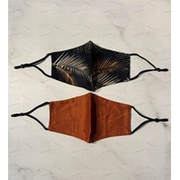 ماسک پارچه ای طرح برگ پک دو عددی برند آی ام 